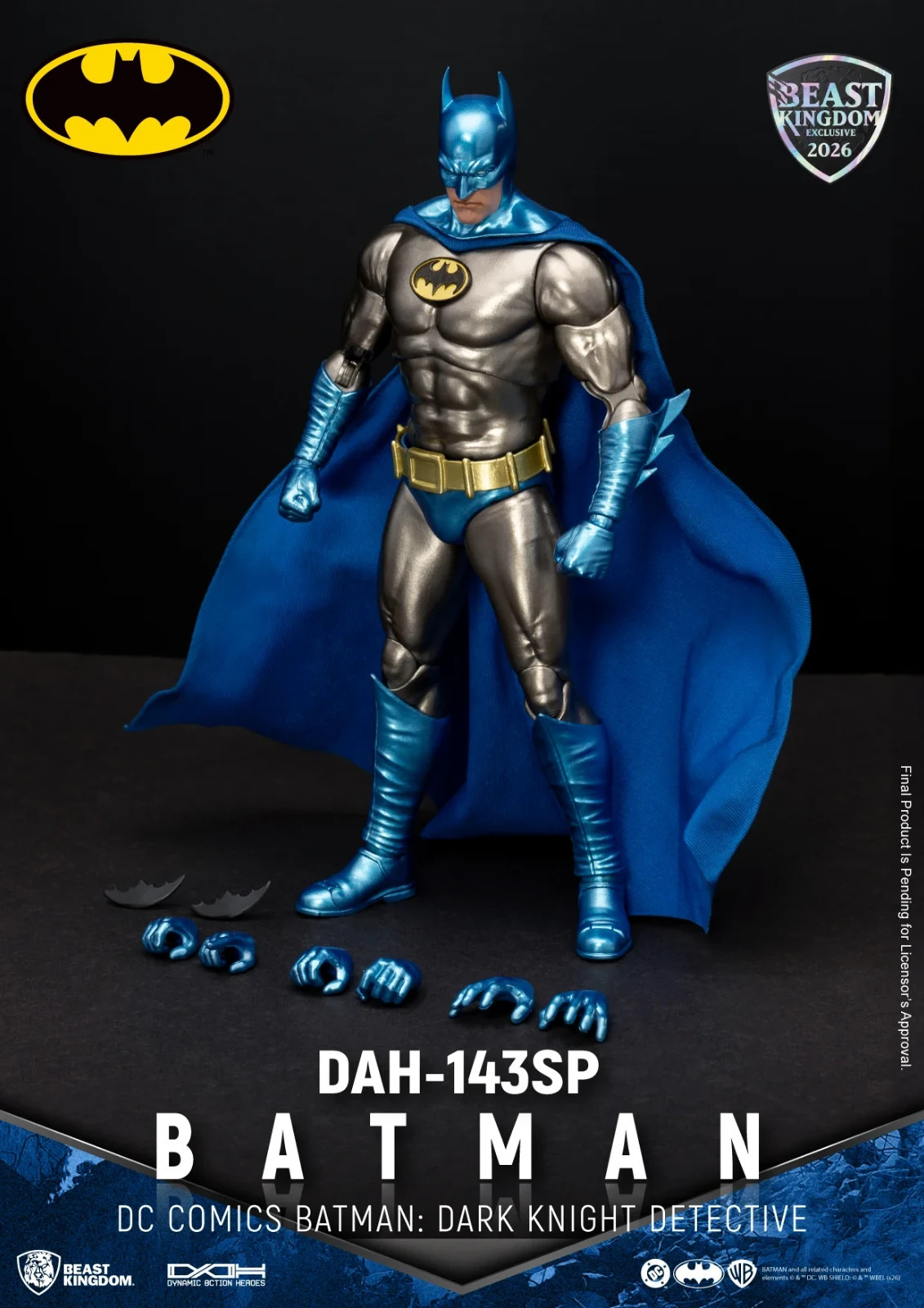 DAH-143SP Batman: Dark Knight Detective IN HAND Beast Kingdom DC SDCC LE 1000