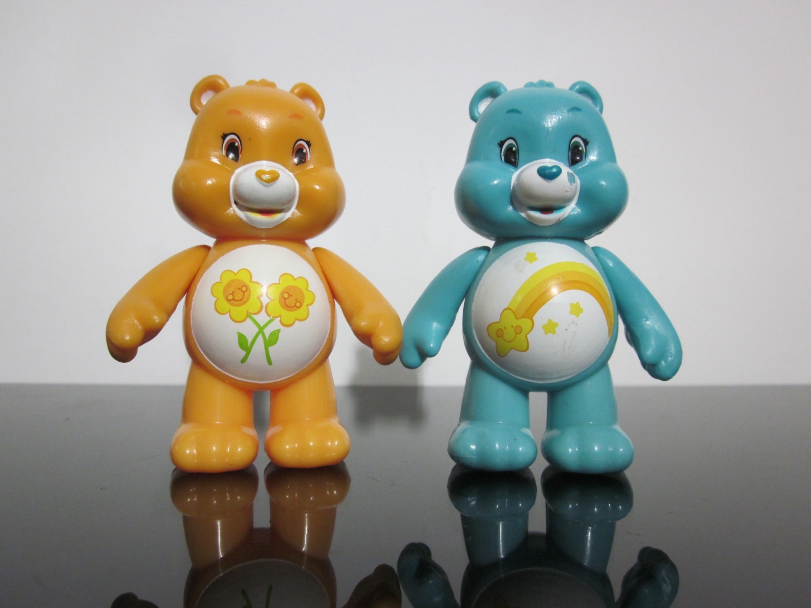 Vintage Care Bears Lot Figurines Just Play TCFC 3″ Poseable Figures