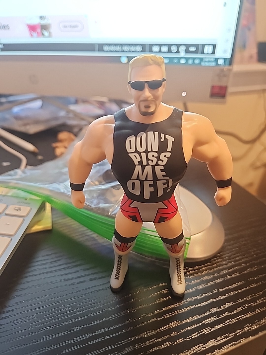 Double J WCW Major Wrestling Figure Podcast MWFP Bendies Jeff Jarrett Slap Nuts