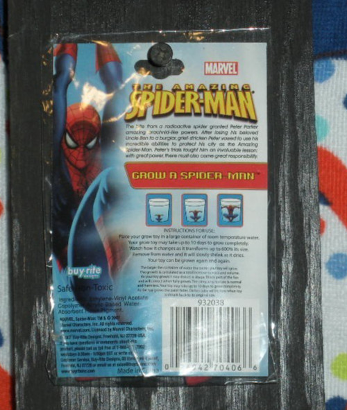 The Amazing Spider-Man grows 600% Spiderman from Marvel comics 2007