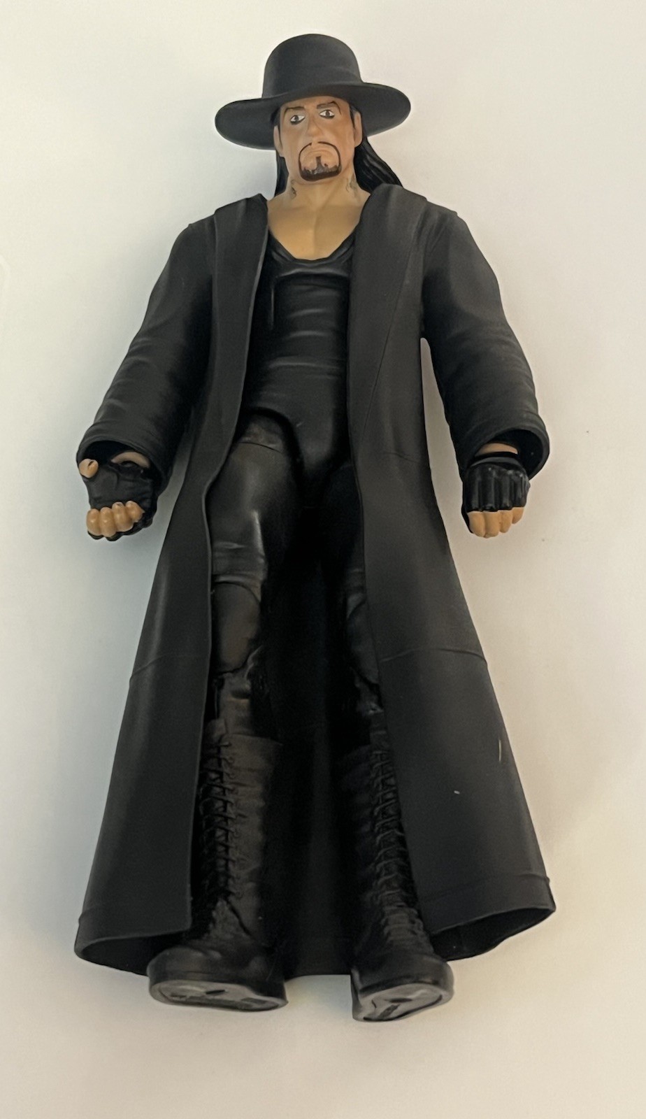WWE MATTEL THE UNDERTAKER ELITE 1 ACTION FIGURE WWF W/ENTRANCE JACKET COAT HAT