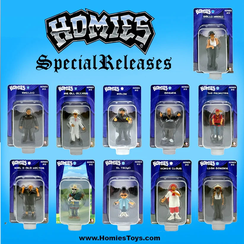 HOMIES SERIES 15 Limited Edition set of 11!! All carded! Nice! Low Ship!