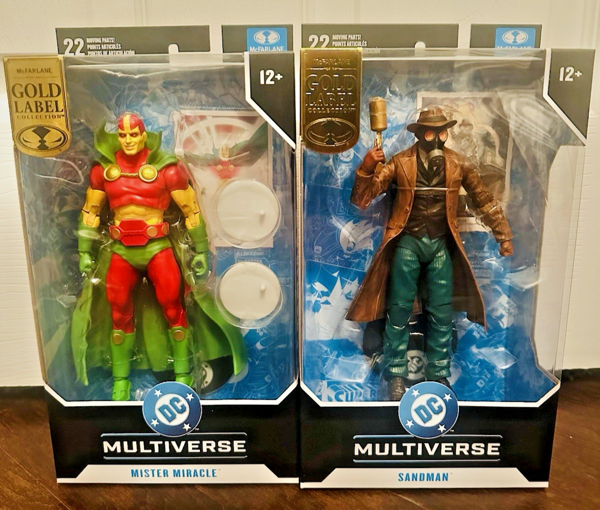 McFarlane Toys DC Multiverse Gold Label Mister Miracle & Sandman Action Figures