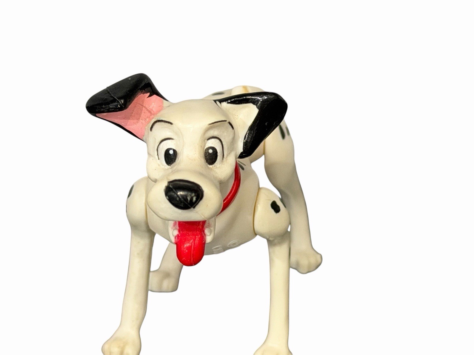 Vintage Disney 101 Dalmatians Pongo PVC Dog Red Collar Figure 3 Inch Jointed…17