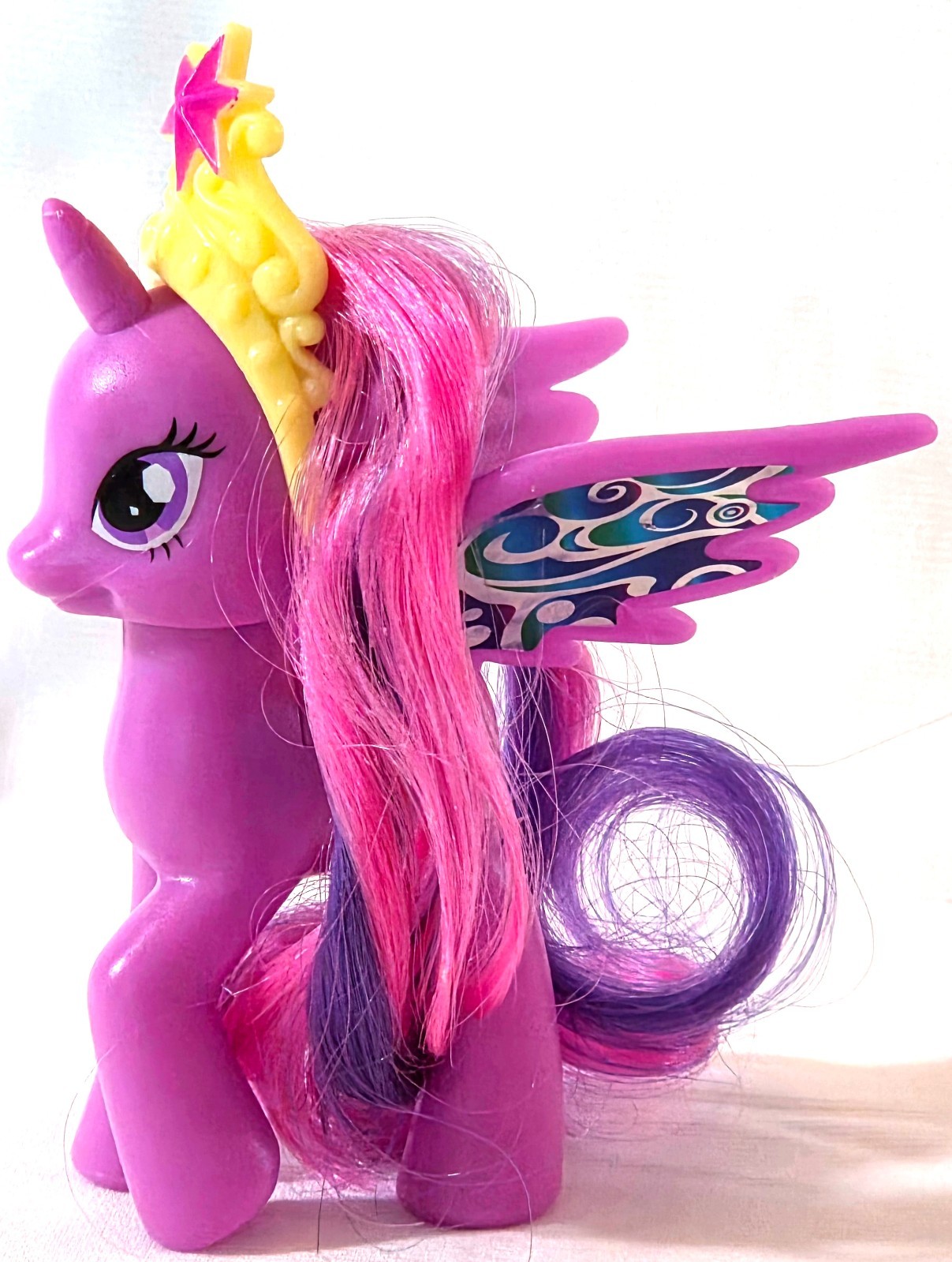 My Little Pony Crystal Palace PRINCESS TWILIGHT SPARKLE movable wing & brushable