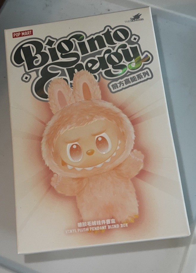 POP MART The Monsters Big Into Energy Vinyl Plush Pendant Blind Box – Sealed