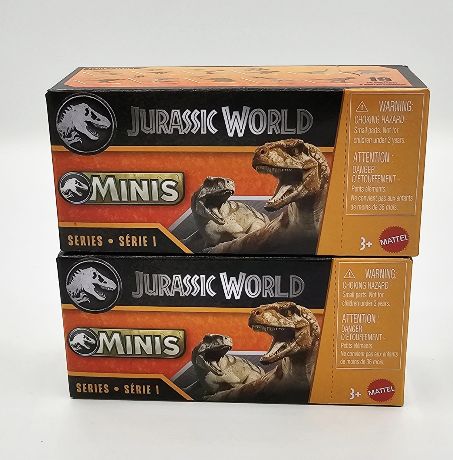 NEW Lot Of 2 Jurassic World Minis Series 1 Blind Box Dinosaur Action Figures