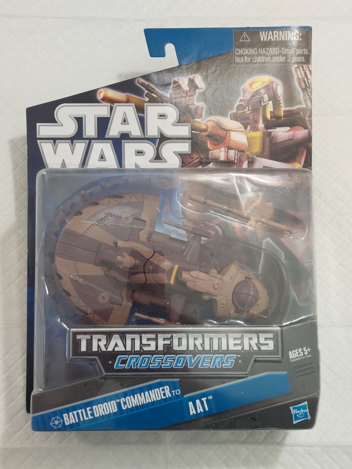 Star Wars Transformers Crossover Battle Droid Commander to AAT New See Photos