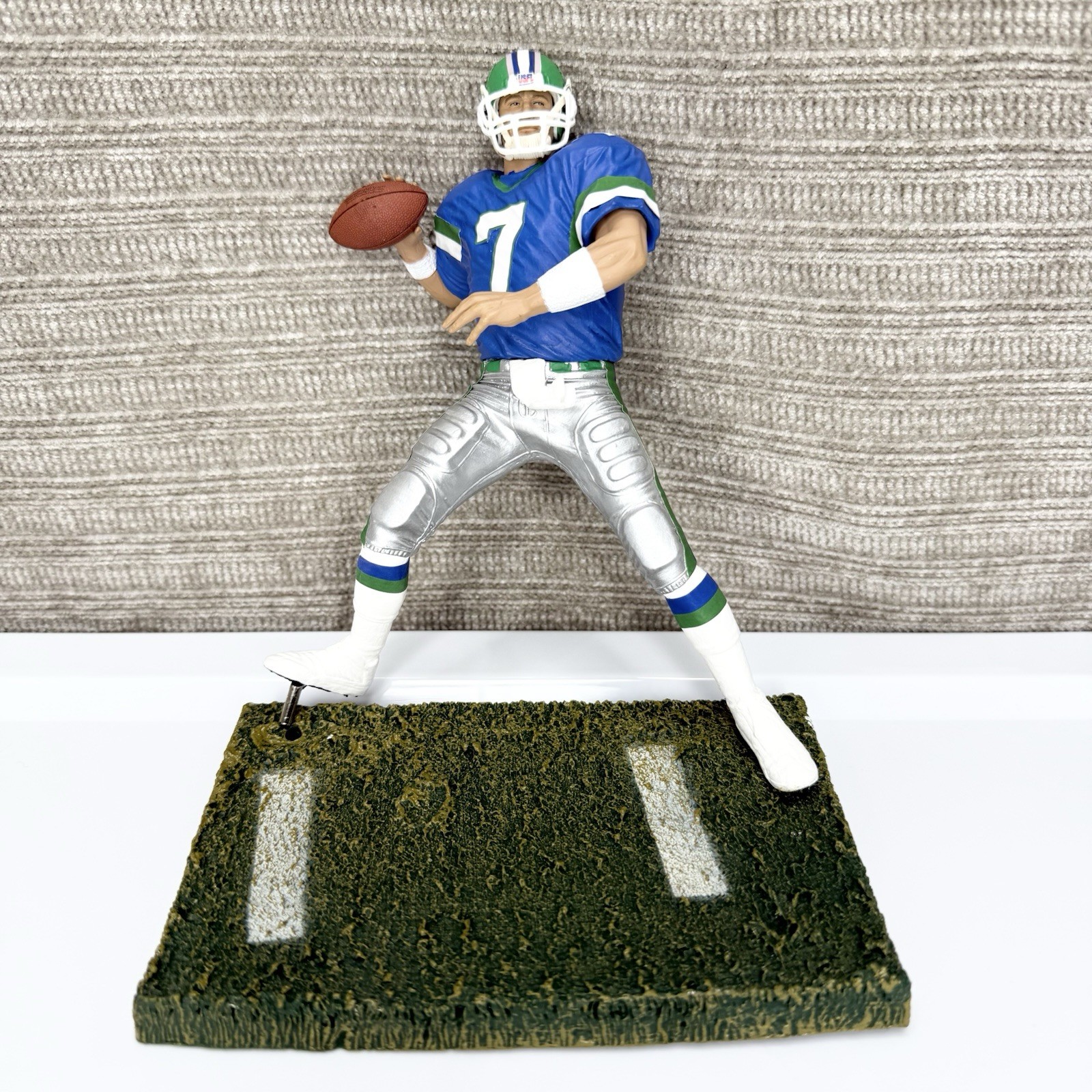 Rick Neuheisel San Antonio Gunslingers Loose Custom Mcfarlane USFL Football #7
