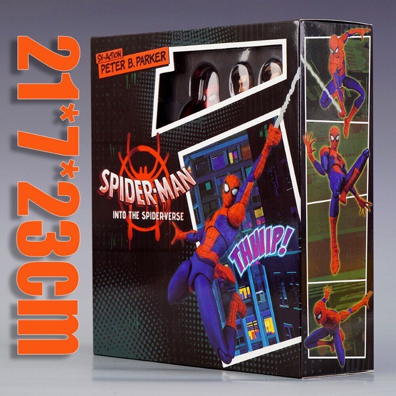 Spider-Man: Into the Spider-Verse Action Figure Toys Peter B. Parker Miles Model