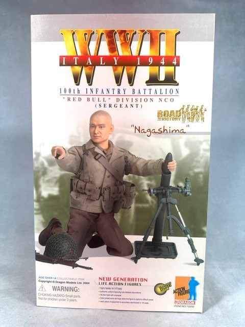 Dragon 1/6 70292 Nagashima US NCO with mortar 100th Inf Batt ITALY 1944 NIB
