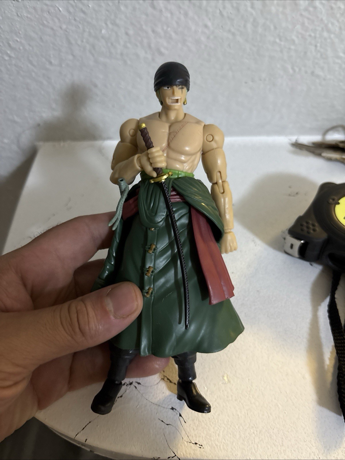 Roronoa Zoro One Piece Action Figure Loose Anime Plastic Multicolor Sword
