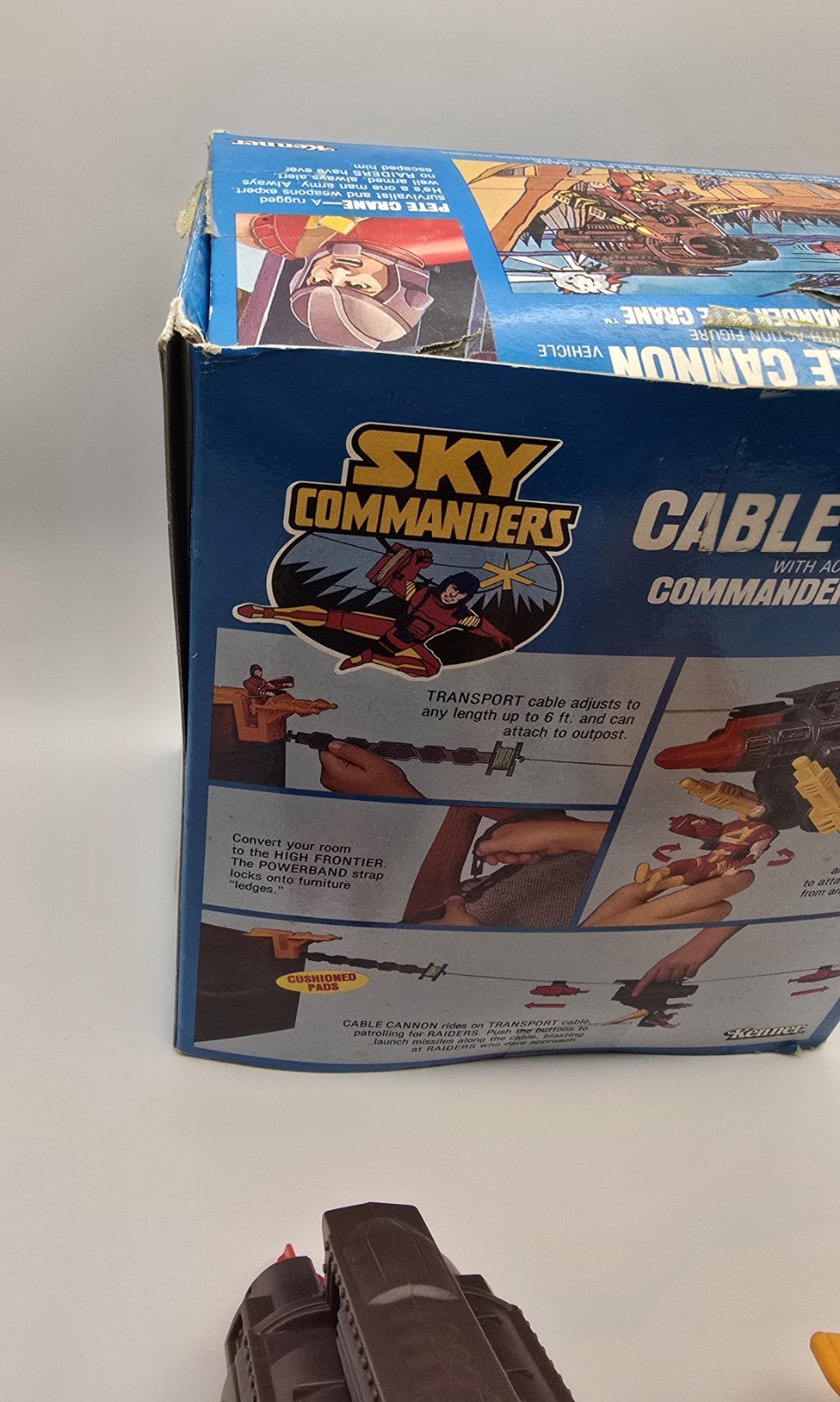 Sky Commanders Cable Cannon Kenner 1987 Incomplete, Parts