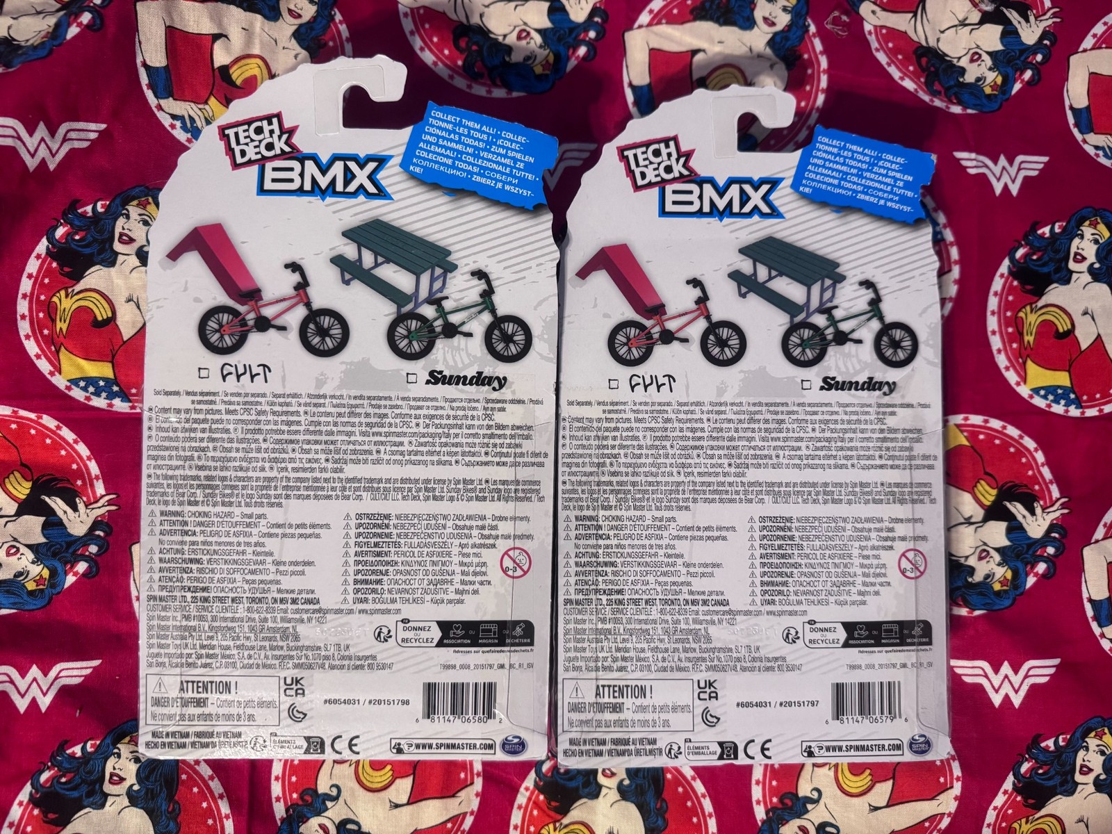 TECH DECK BMX FREESTYLE HITS CULT & SUNDAY FINGER BIKE SET OF 2 TARGET EXCLUSIVE