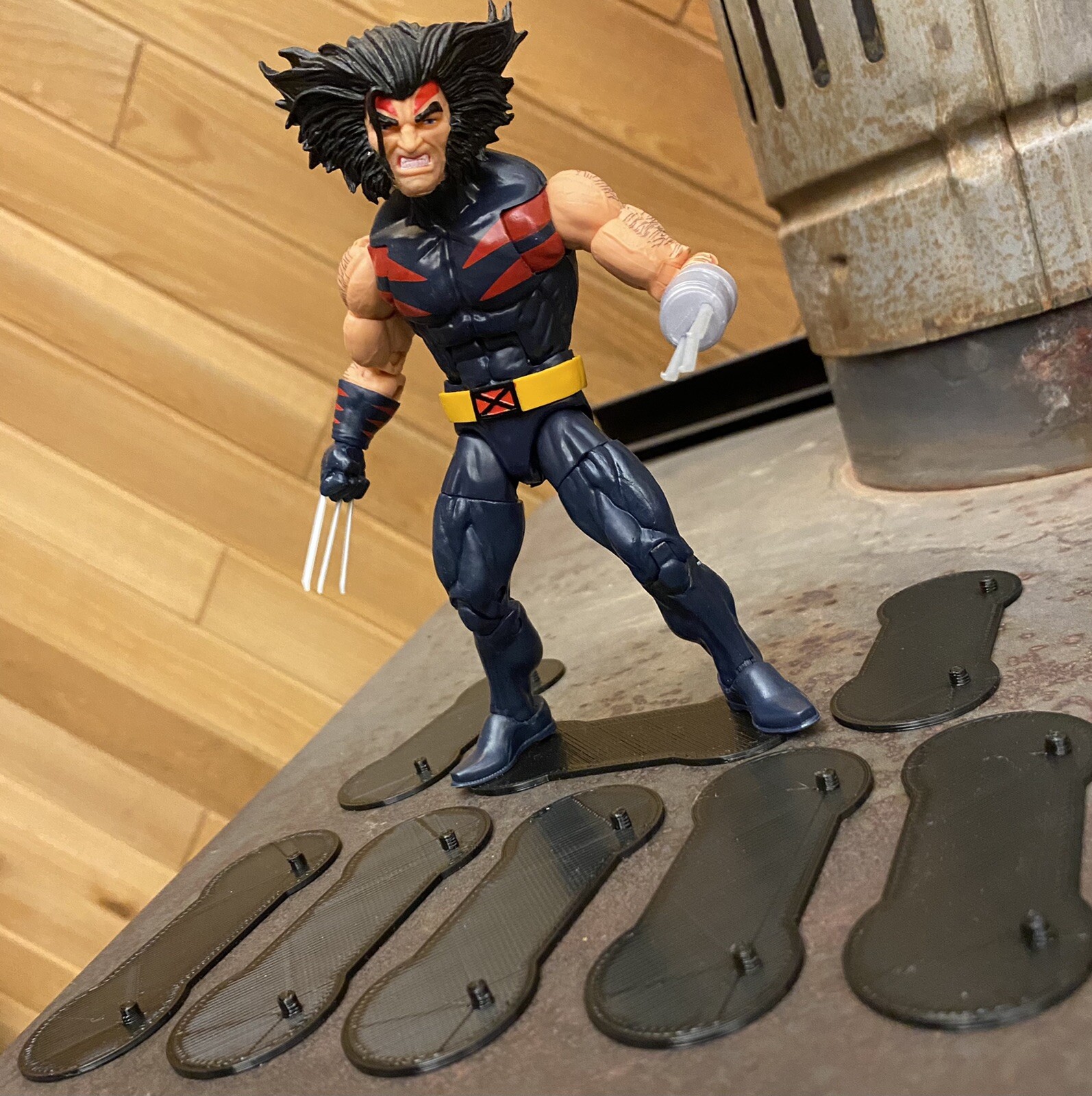 Double “BIGGER” Peg Wider Pose 6 inch action figure stands! (qty 8 pieces)