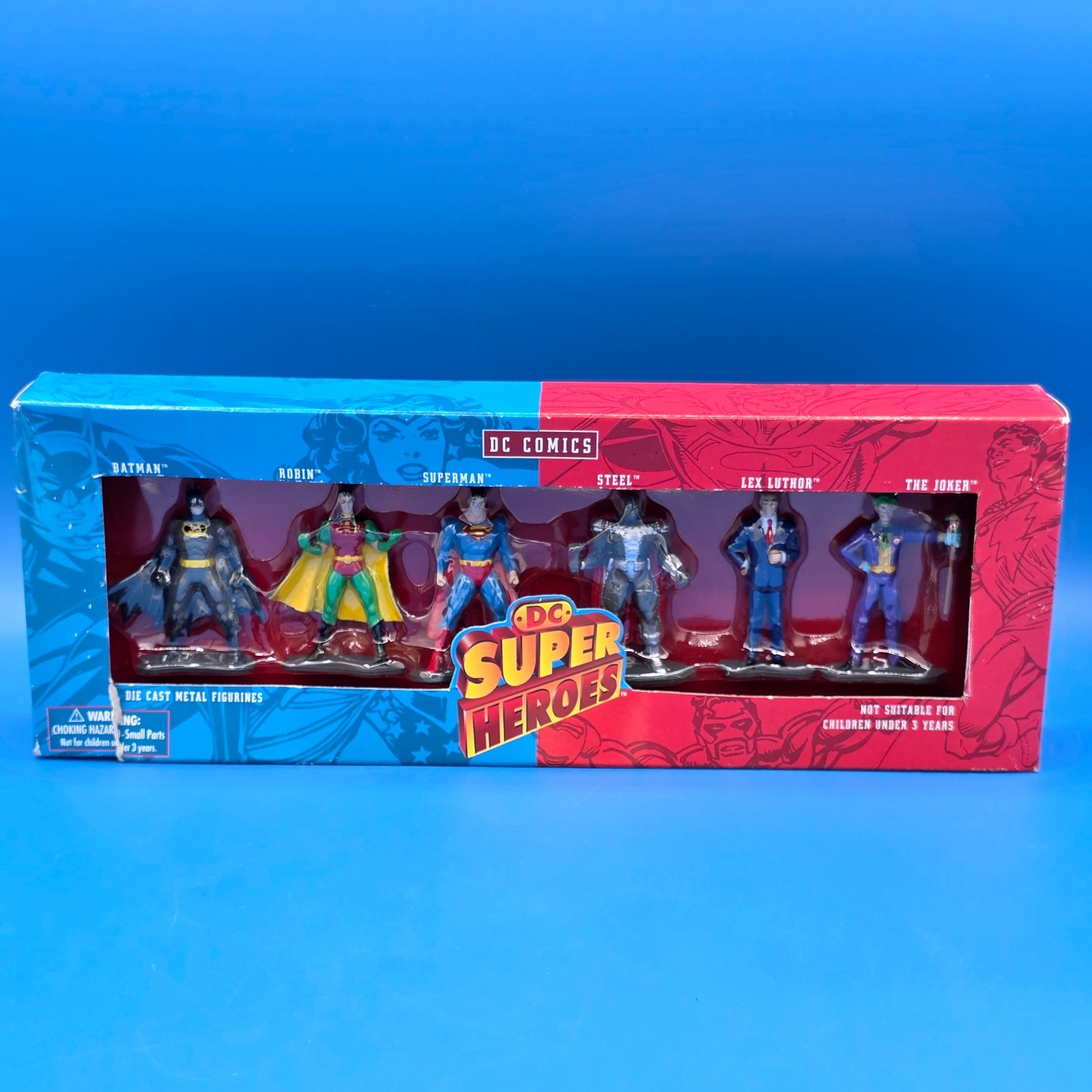 DC Super Heroes Diecast Metal Figurines Warner Brothers 6 Pack Figures Batman