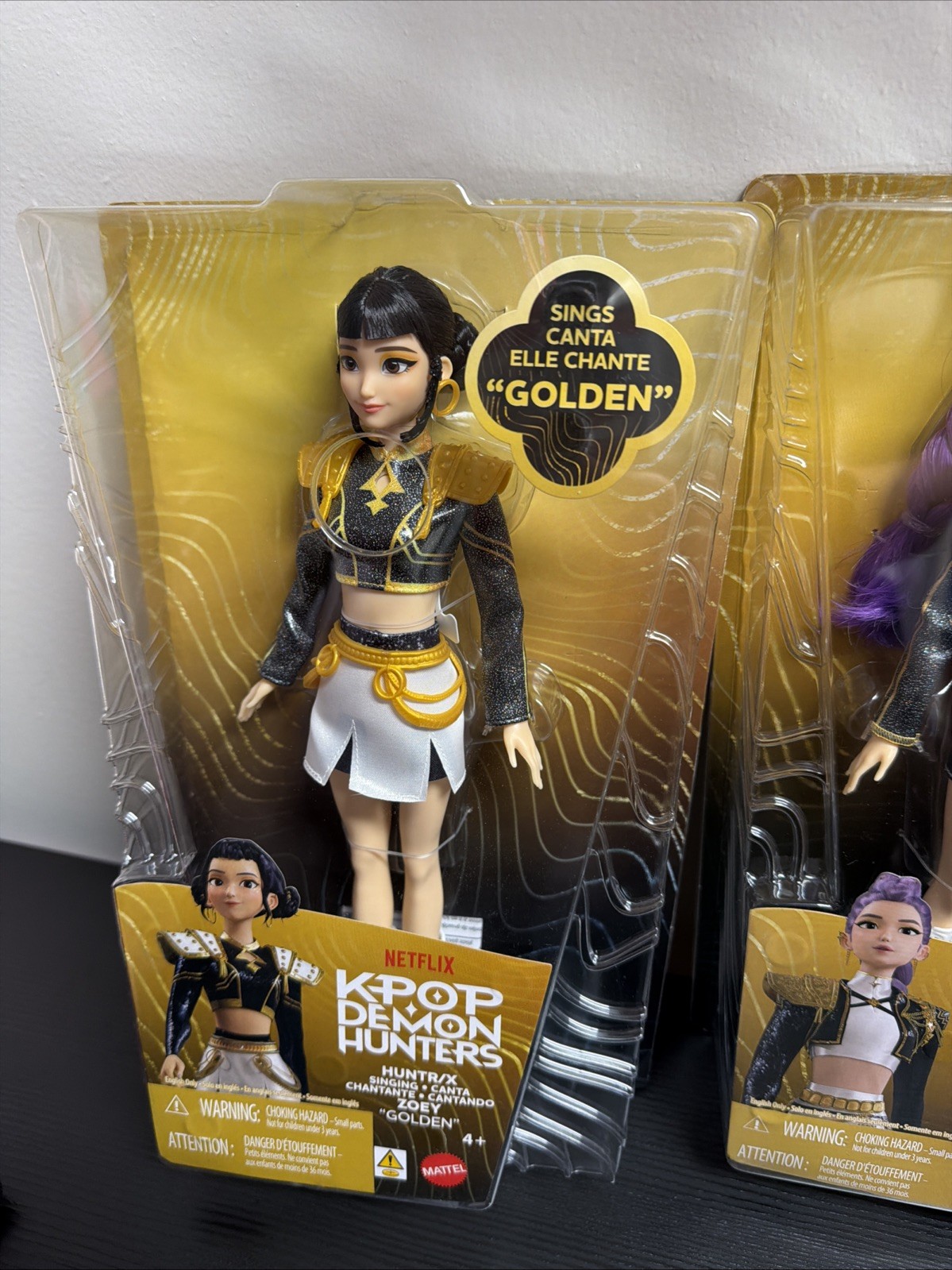 Mattel Kpop Demon Hunters HUNTR/X GOLDEN Set Of 3 – Zoey Mira & Rumi IN HAND!