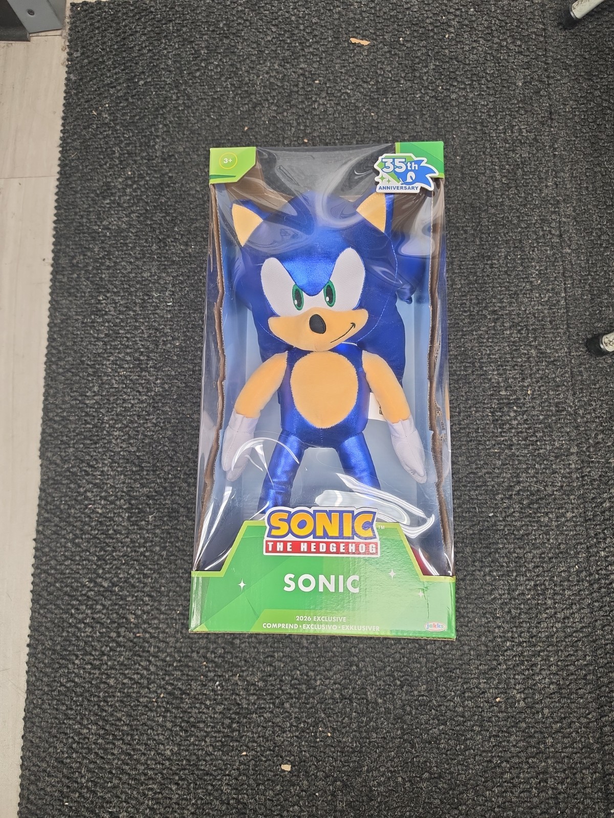 Sonic 35th Anniversary Plush Figure 14in
