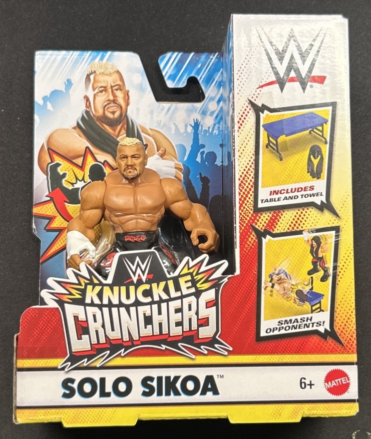 Solo Sikoa WWE Mattel Knuckle Crunchers Series 8 Wrestling Figure