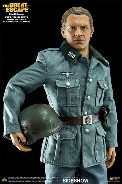 STEVE MCQUEEN CAPT VIRGIL HILTS THE GREAT ESCAPE DELUXE STAR ACE 1/6TH SCALE
