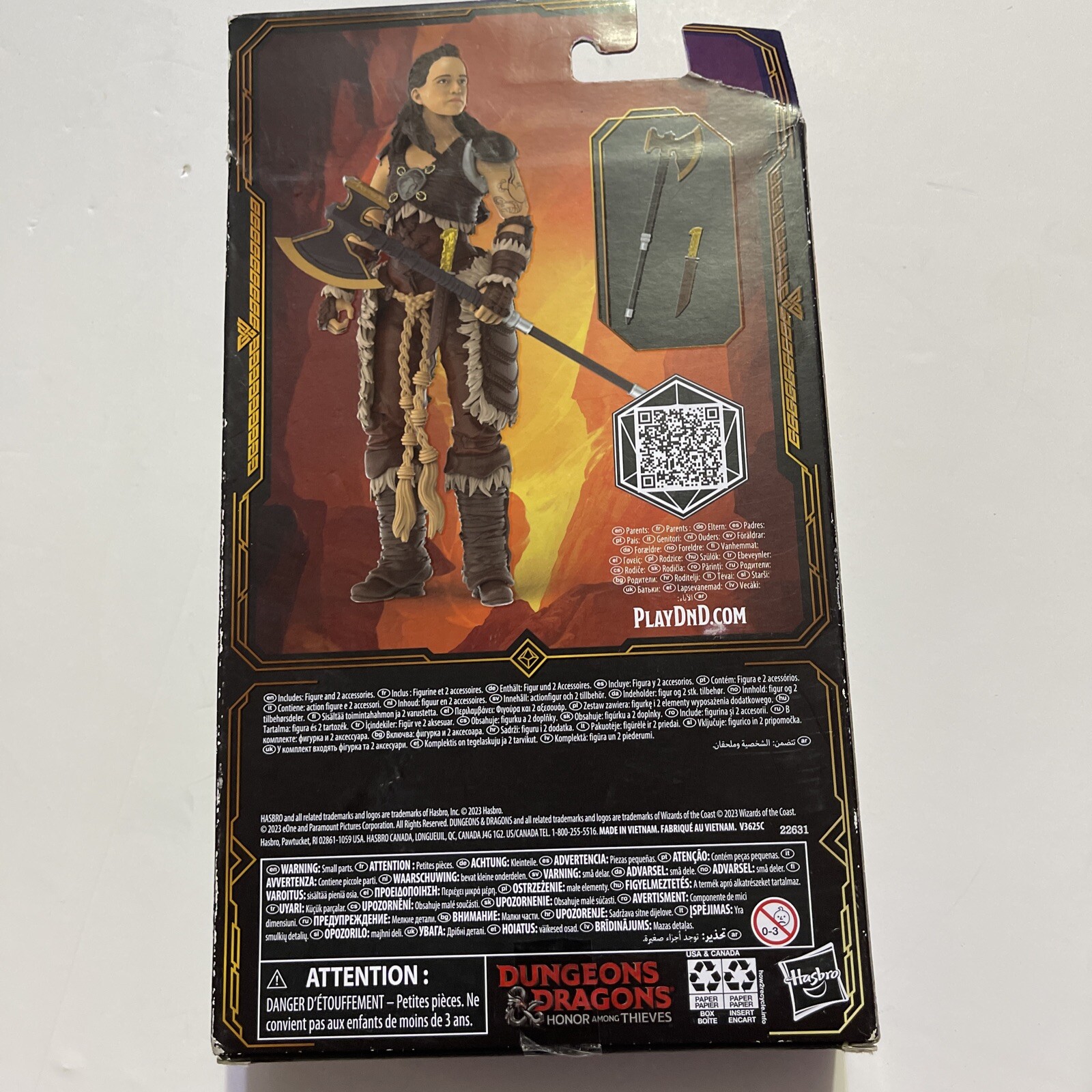 Dungeons & Dragons Honor Among Thieves Holga Figure NIB Hasbro 2023