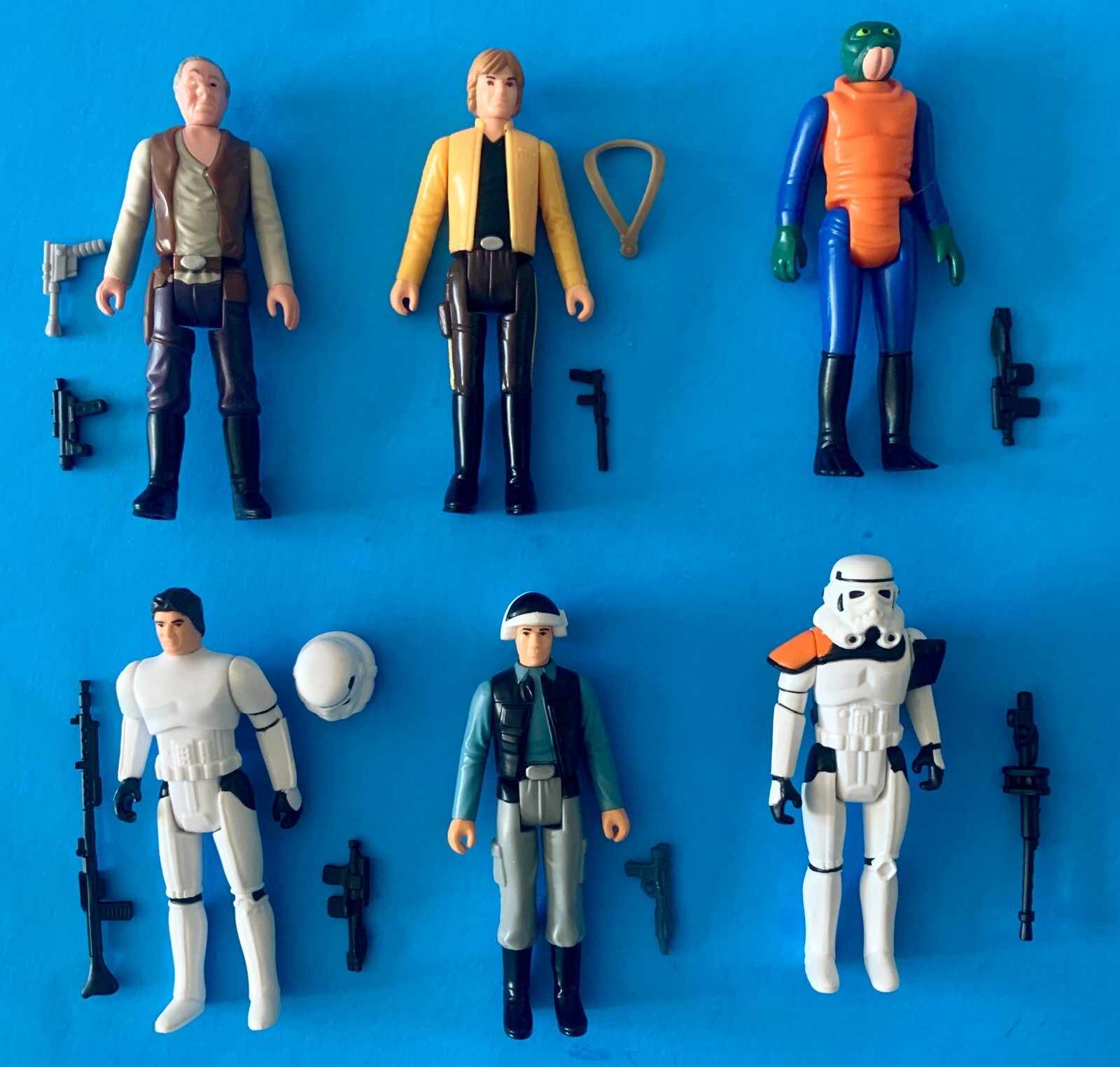 STAR WARS RETRO COLLECTION A NEW HOPE ACTION FIGURE SET LOOSE TARGET EXCLUSIVE