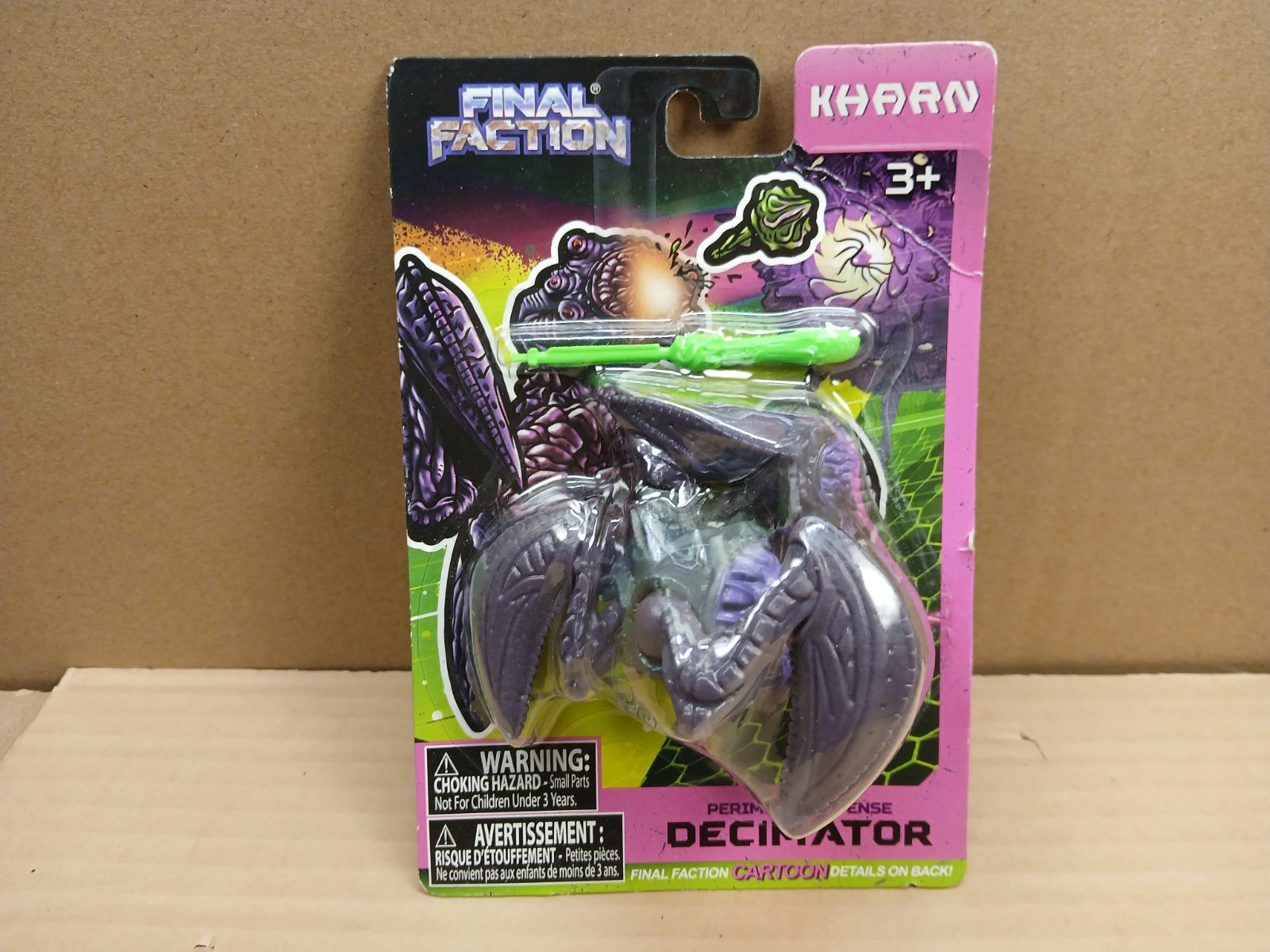 Final Faction 2021 Drone,Decimator,Scourge Pack Lot of 3 Figures & Accessories