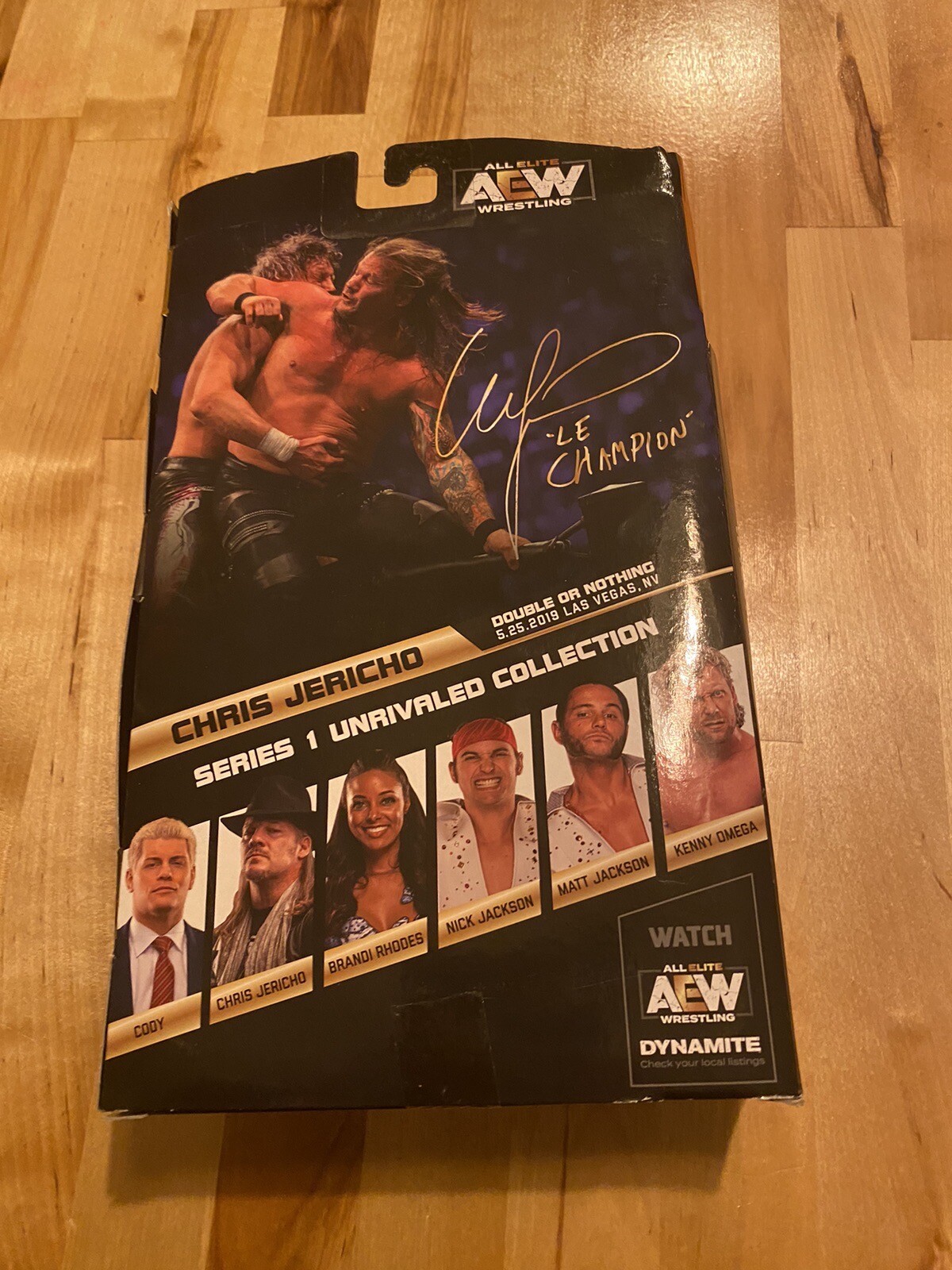 AEW Chris Jericho Unrivaled Series 1 #06 Jazwares Wrestling Figure. NEW