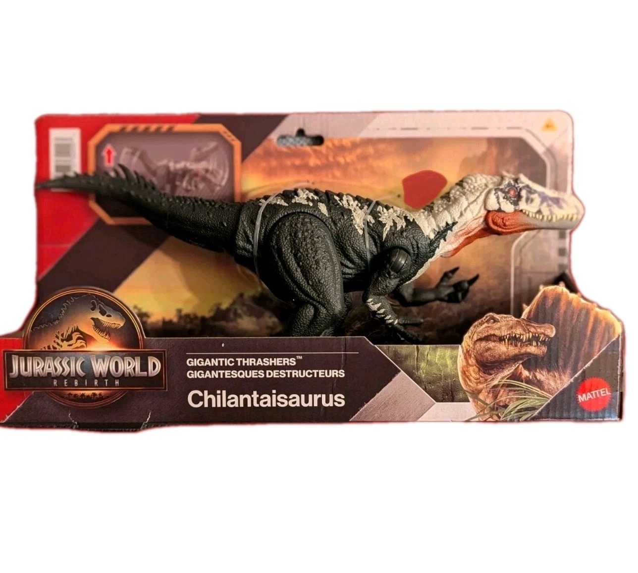 Jurassic World Rebirth Gigantic Thrashers Chilantaisaurus Dinosaur Action Figure