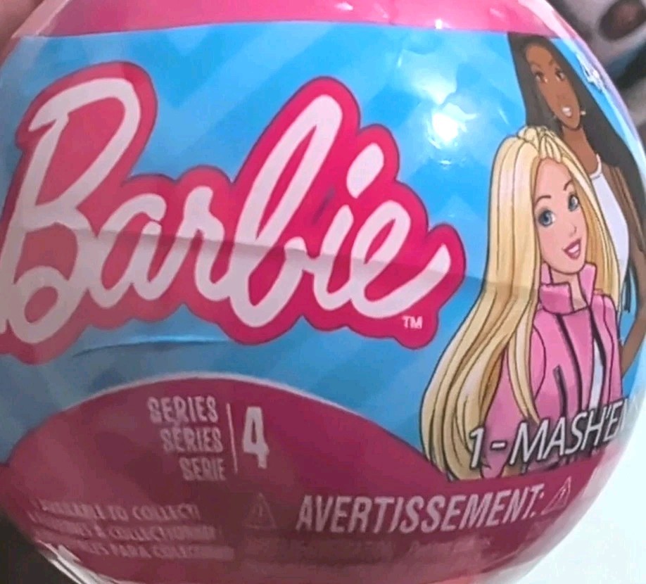 4 pks Barbie MASHEMS Series Blind Mystery Surprise Capsule Balls New + Sealed