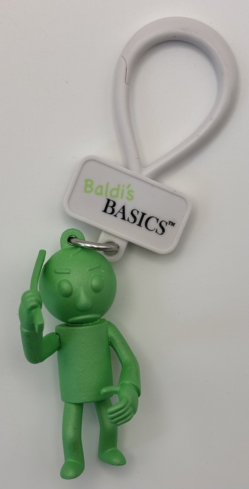 Baldi’s Basics Keychain Ruler Collector Clips Figure PhatMojo GREEN Rare Variant