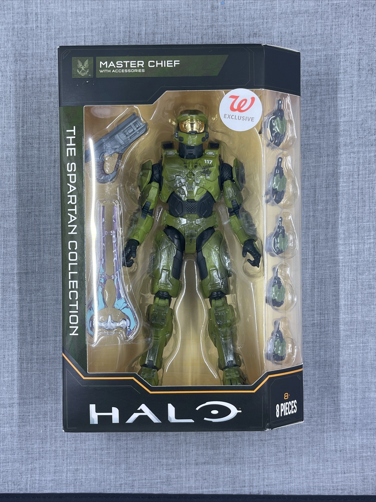 Halo Spartan Collection MASTER CHIEF 7″ Action Figure Walgreens Jazwares Sealed