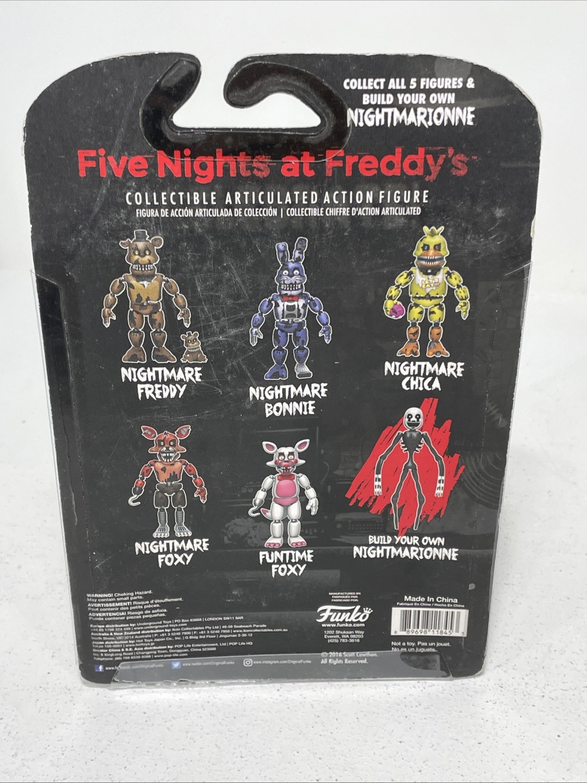 Five Nights At Freddys Nightmare Chica Build-A-Nightmarionne Toy