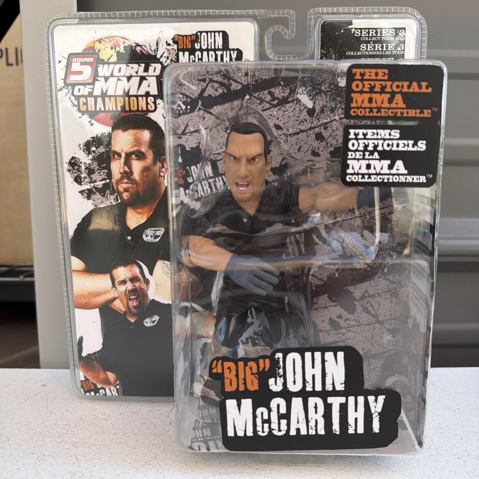 2009 UFC World of MMA Champions Big John McCarthy Action Figure Series 3 NEW!!!