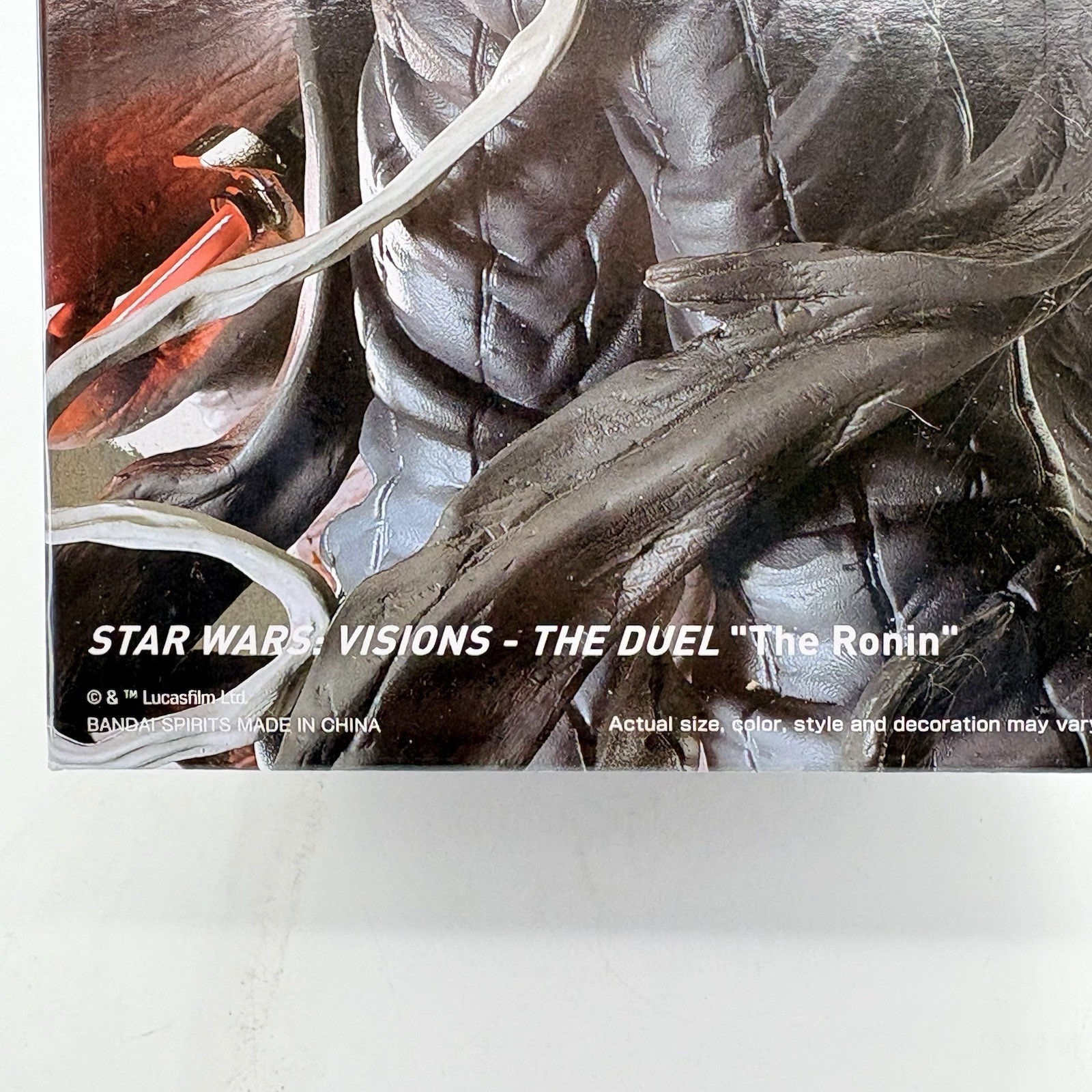 Star Wars Visions The Duel “The Ronin” Vinyl PVC Figure Bandai Banpresto Spirits