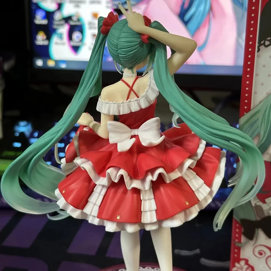 Hatsune Miku Anime Figure Toys Cute Anime MIKU Standing Position PVC Action Figu