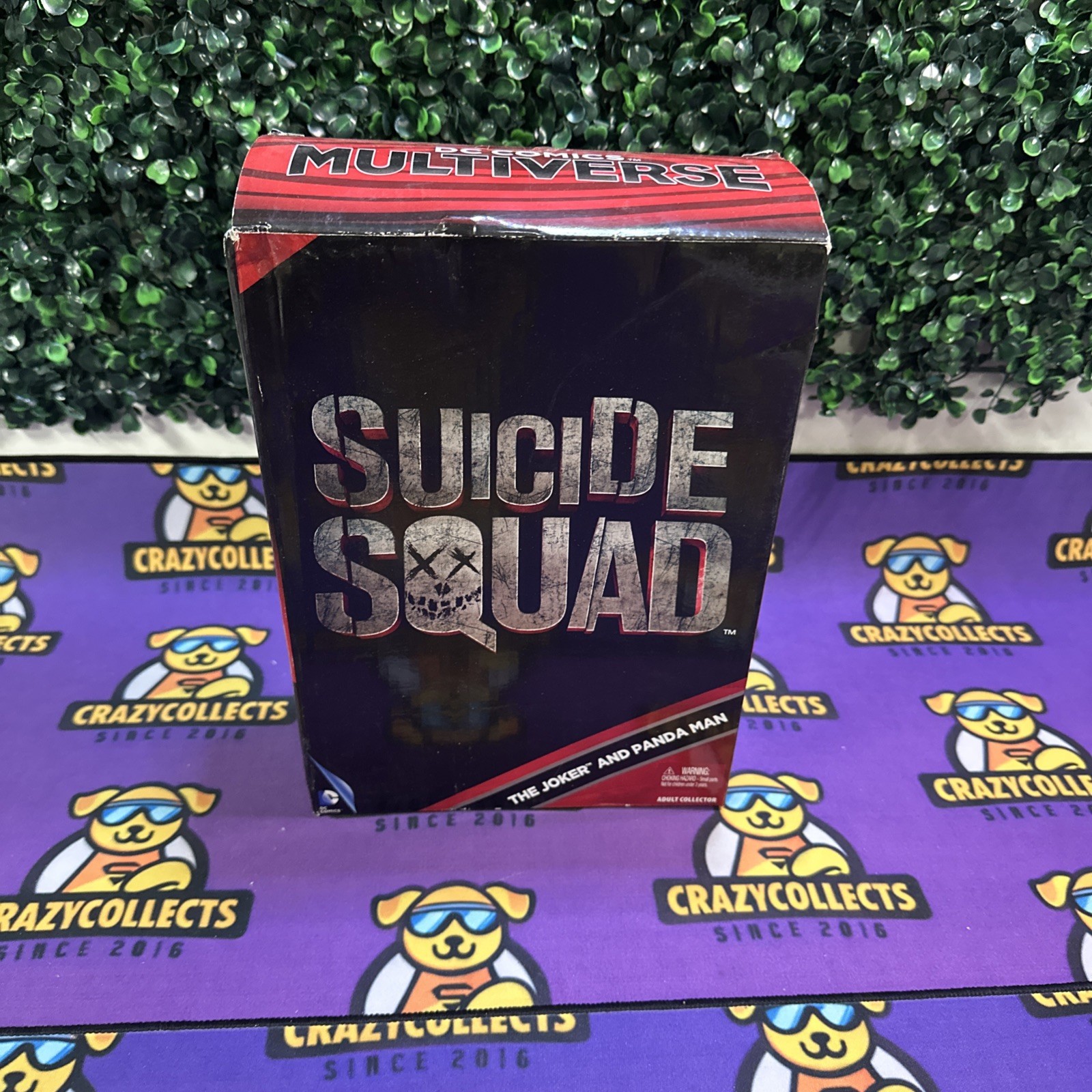 JOKER & PANDA MAN Suicide Squad film DC Comics Multiverse SDCC 2016 Exc NRFB!