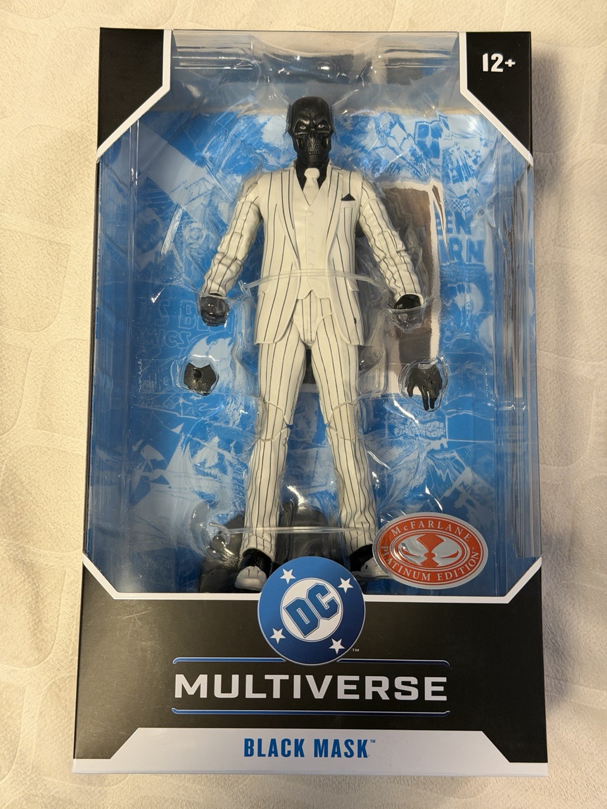 McFarlane DC Multiverse BLACK MASK Red Platinum 7” figure NEW! IN HAND!