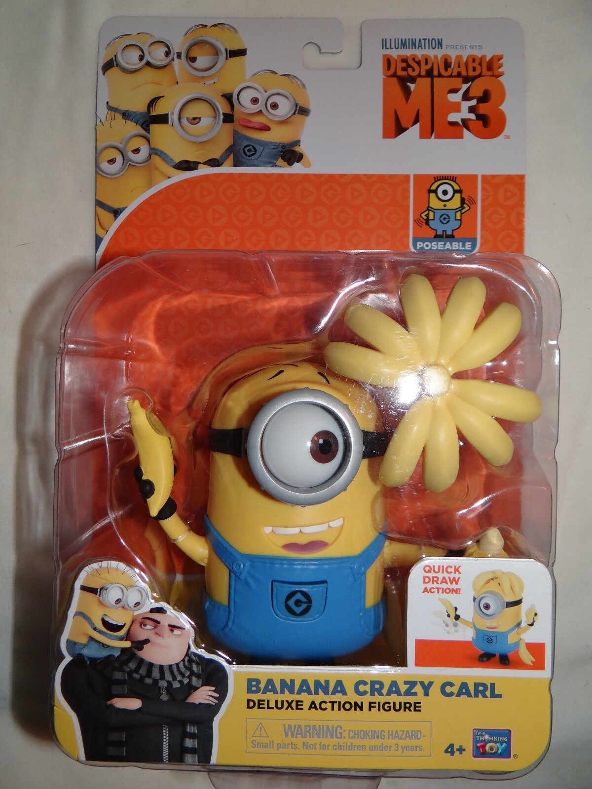 Illumination Entertainment Despicable Me 3 – Banana Crazy Carl NIP