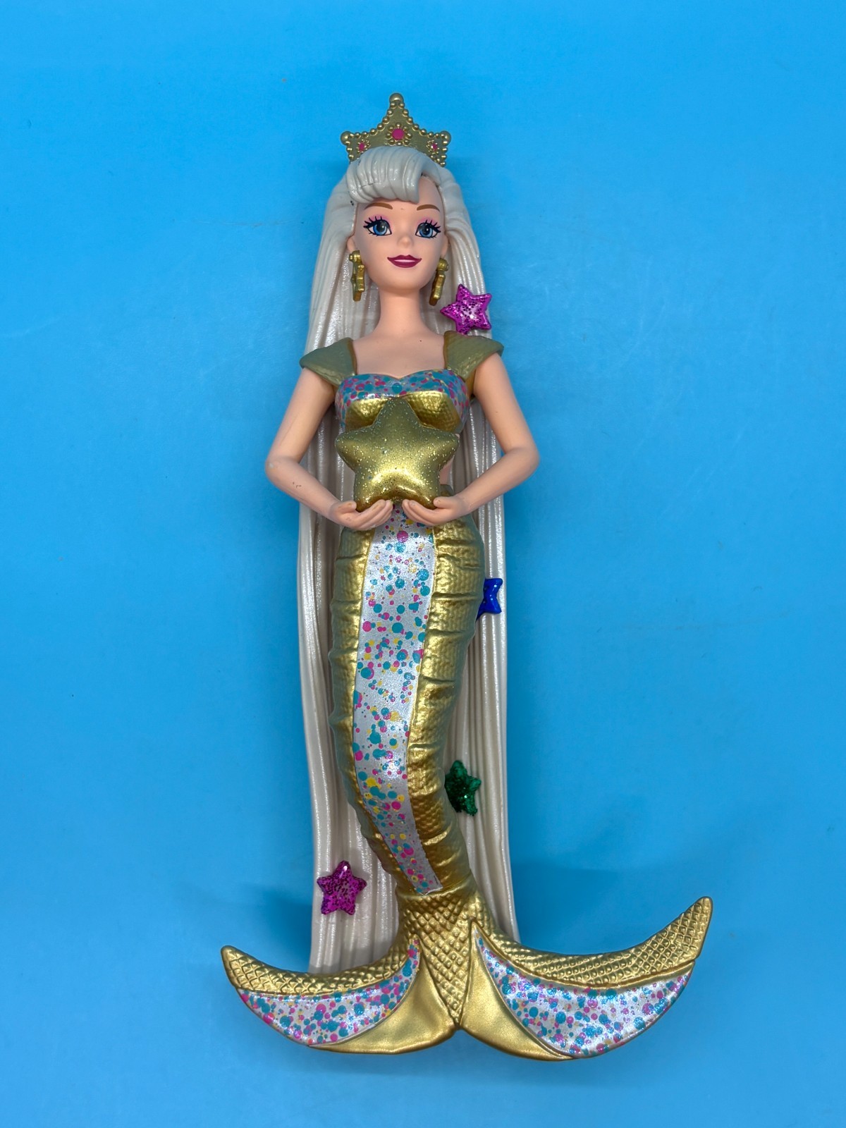 Pop Mart Barbie Style Icon Jeweled Hair Mermaid Figure – No Stand