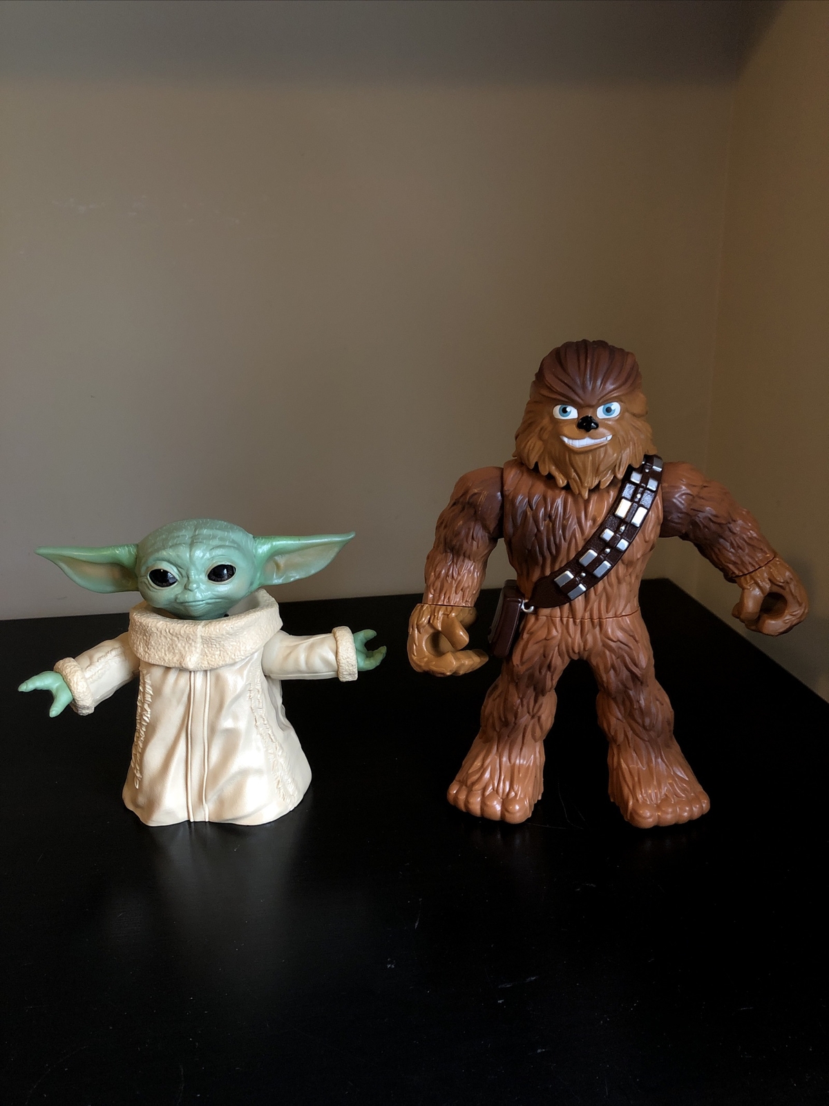 Hasbro STAR WARS- “The Child” 7.5in. Action Figure (F1116) And Chewbacca 10in.