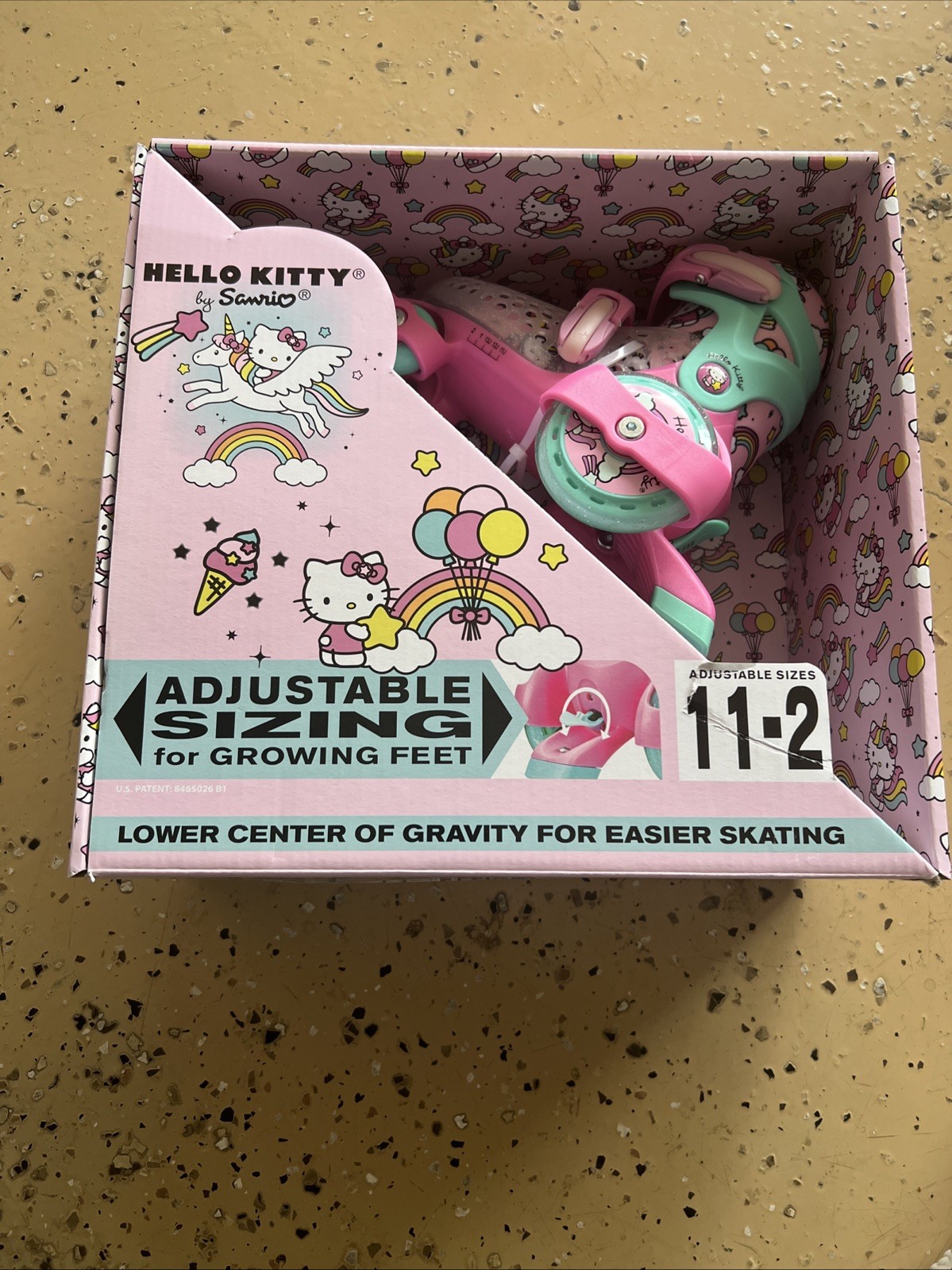 Hello Kitty, Adjustable Rollerskates .￼