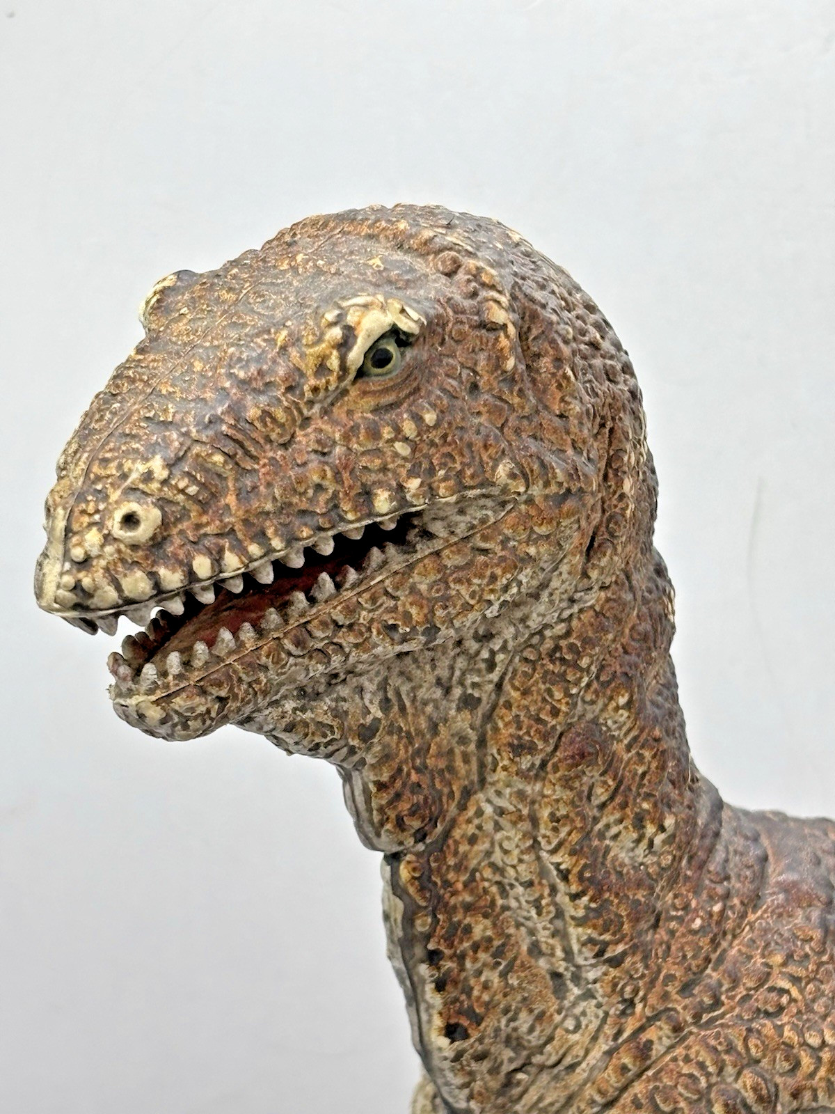 Vtg Large 11″ AAA Dromaeosaurus Dinosaur Figure Heavy T Rex Raptor Kaiju