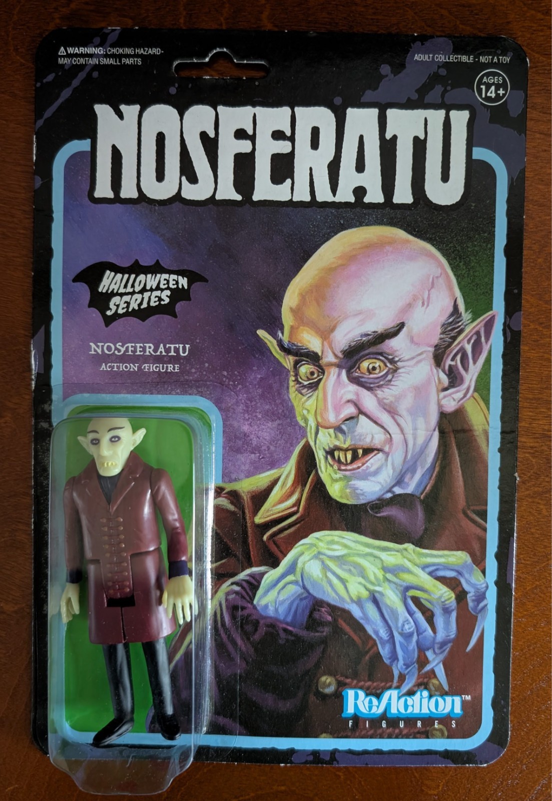 2018 ReAction Super 7 Halloween Series Nosferatu 3.75 inch figure New in Package