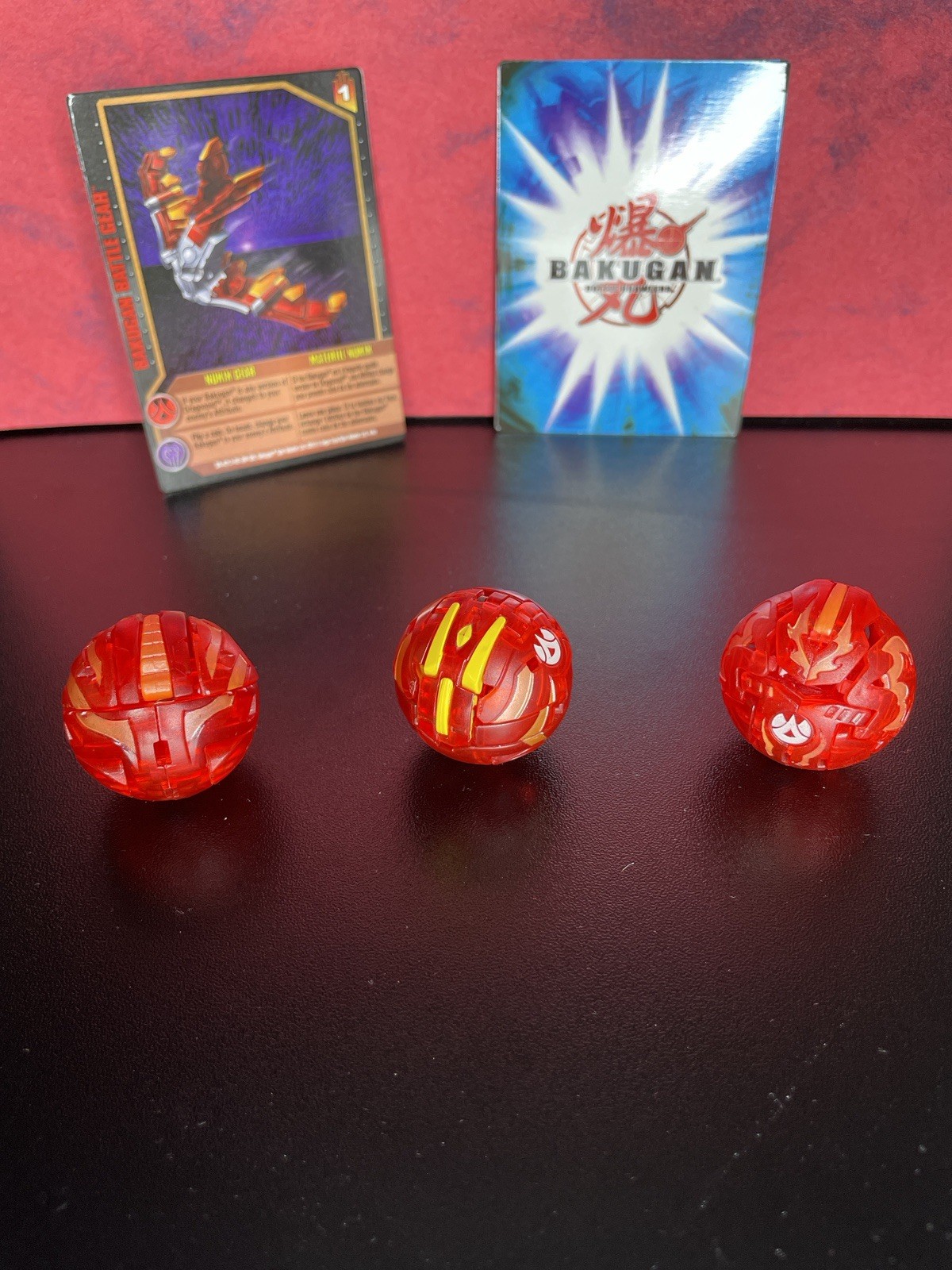 Bakugan Pyrus Dan Evolution Translucent Dragonoid (READ) Bakugan Battle Brawlers