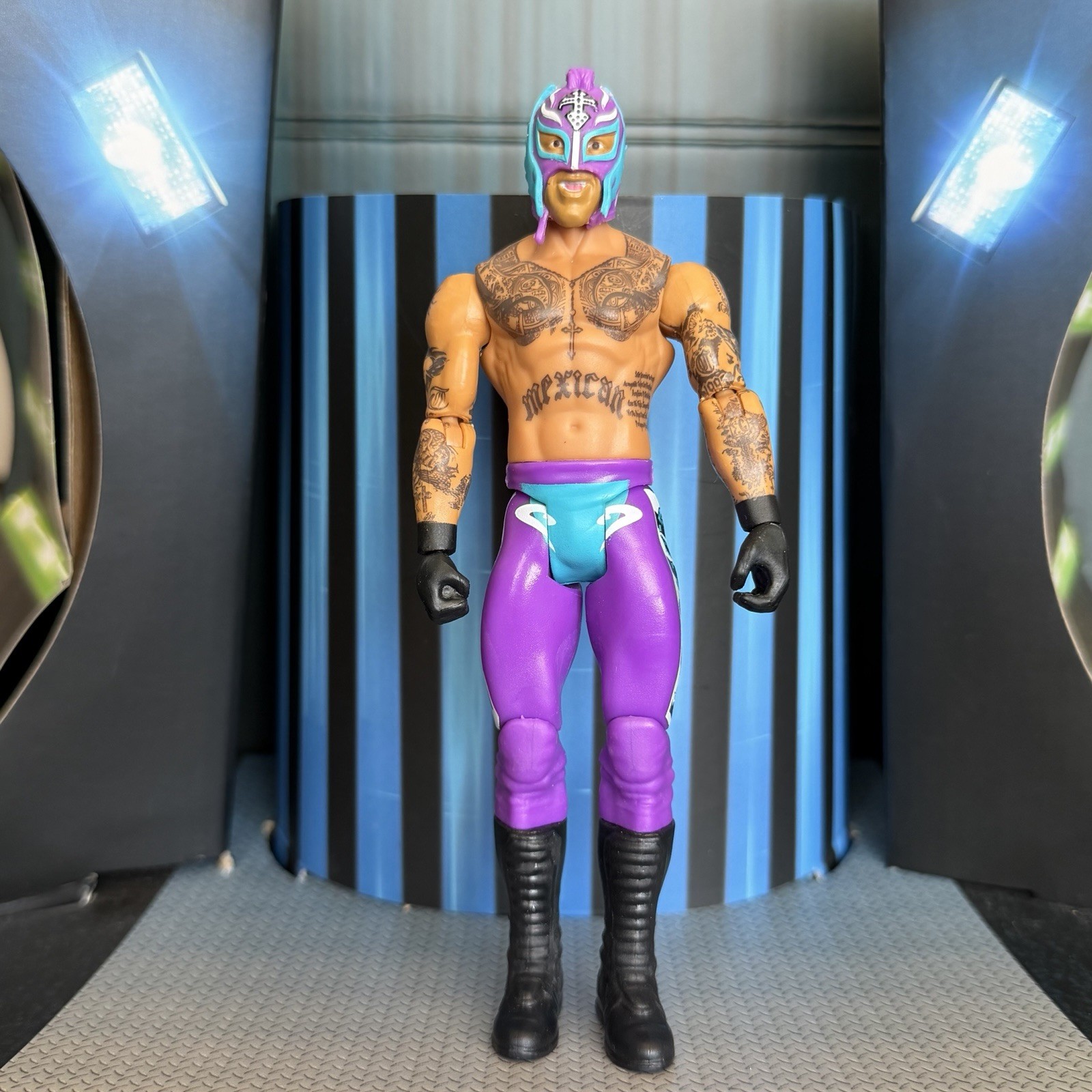 WWE Rey Mysterio Mattel Basic Battle Pack Series 62 Wrestling Action Figure