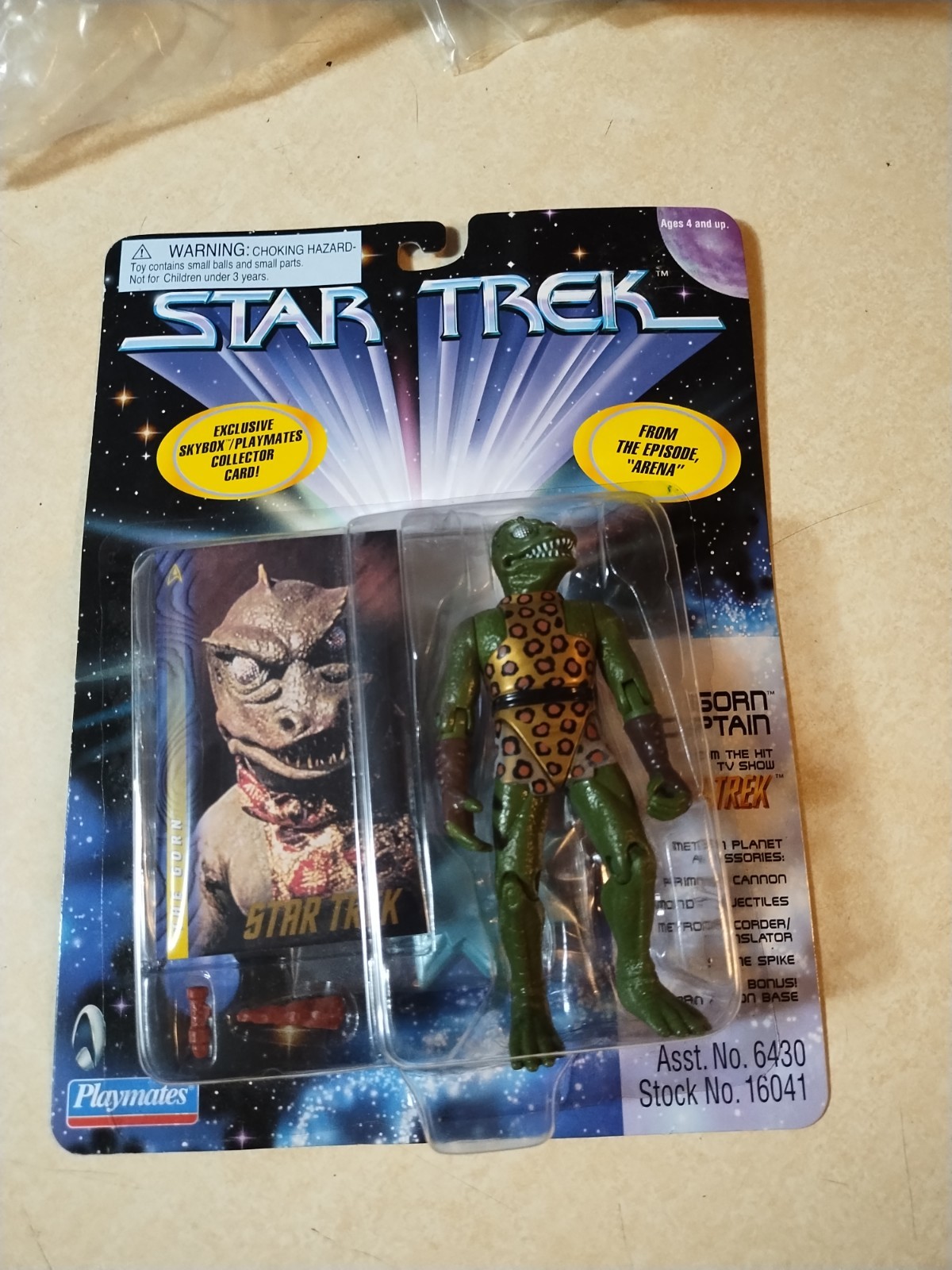 Star Trek The Original Series Gorn Captain Figure 1997 Playmates NEW SEALED Rare