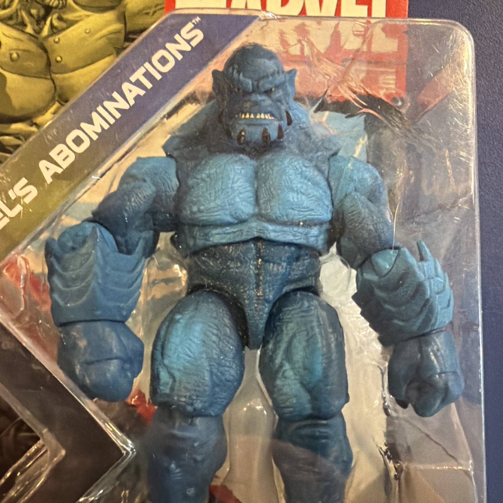 MARVEL UNIVERSE SERIES 5 #019 ABOMINATIONS FIGURE 019 BLUE VARIANT RARE