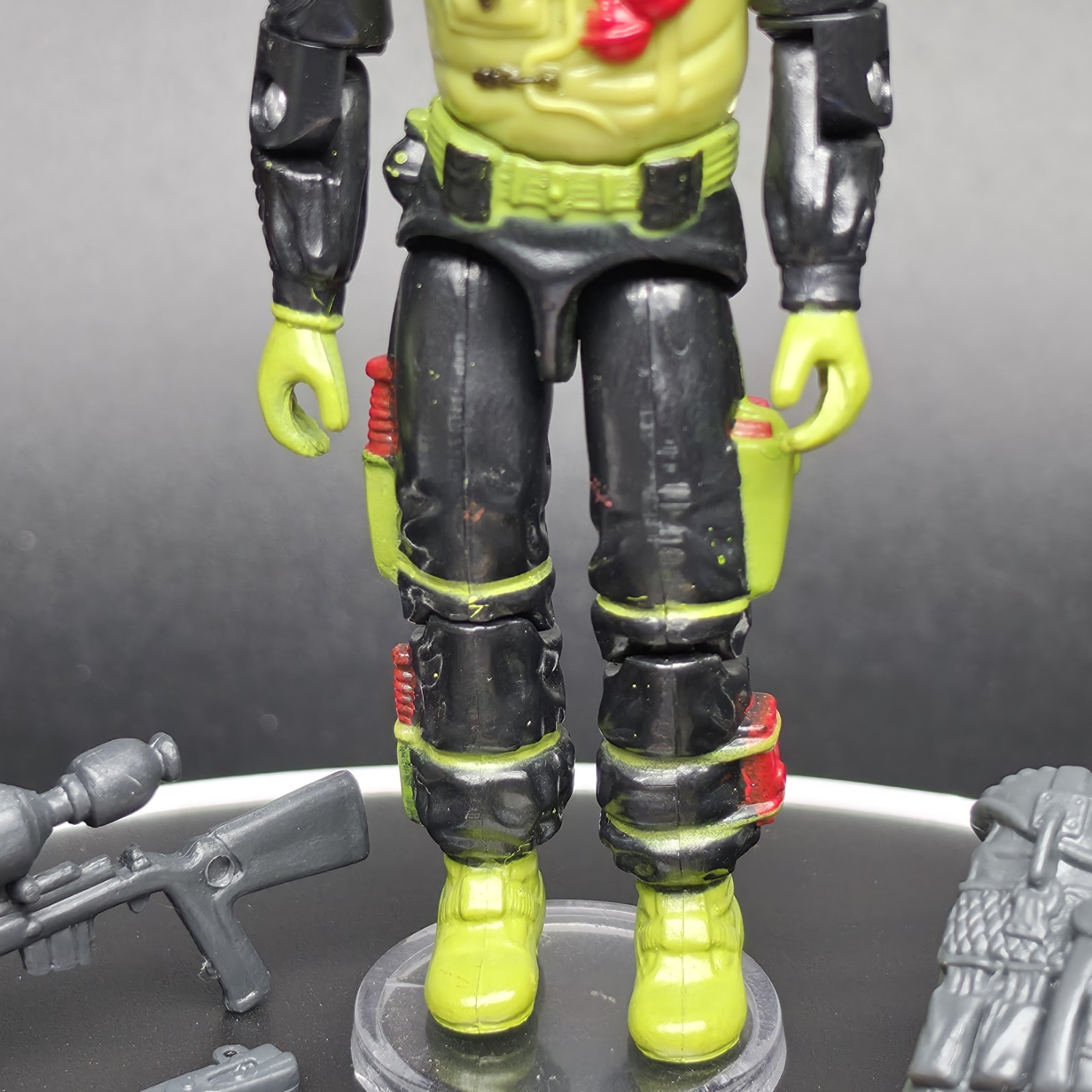 Black Major Low Light Night Force Custom Complete GI Joe LowLight