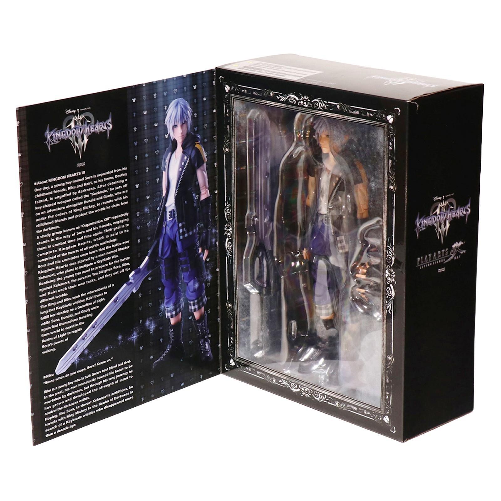 Kingdom Hearts III Riku 9.6in Action Figure PVC Statue Play Arts Kai Square Enix